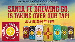 Santa Fe Brewing Company is taking over our tap July 18th at 6 PM